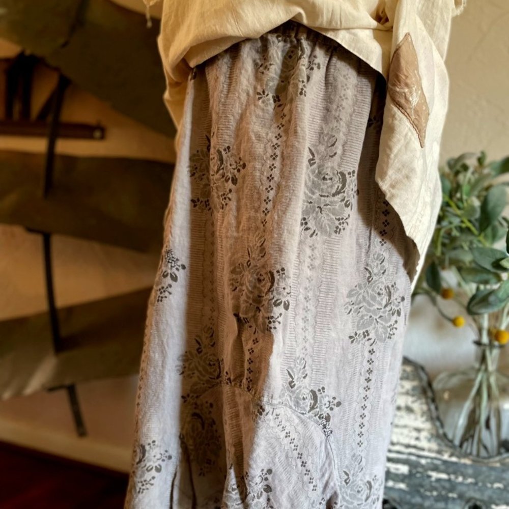 Magnolia Pearl Silver Roses garcon pant
